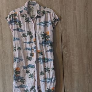 NEW Linen Soft Comfortable T-shirt Dress SZ Medium